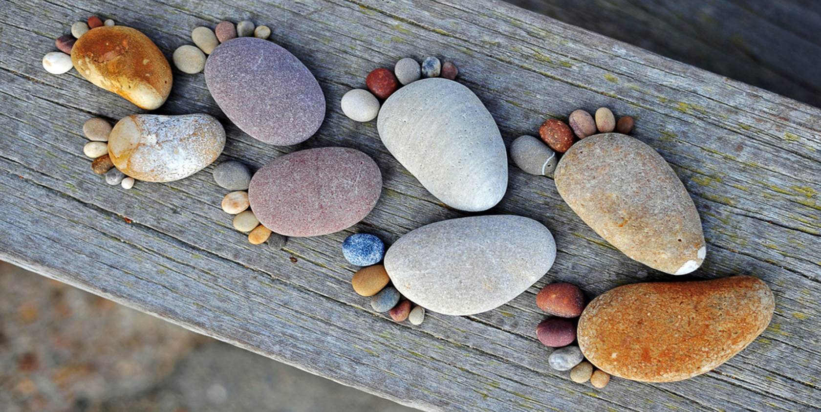 afbeelding stenen voetstappen